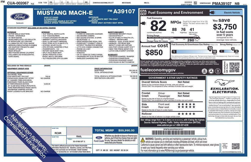 used 2023 Ford Mustang Mach-E car, priced at $38,988