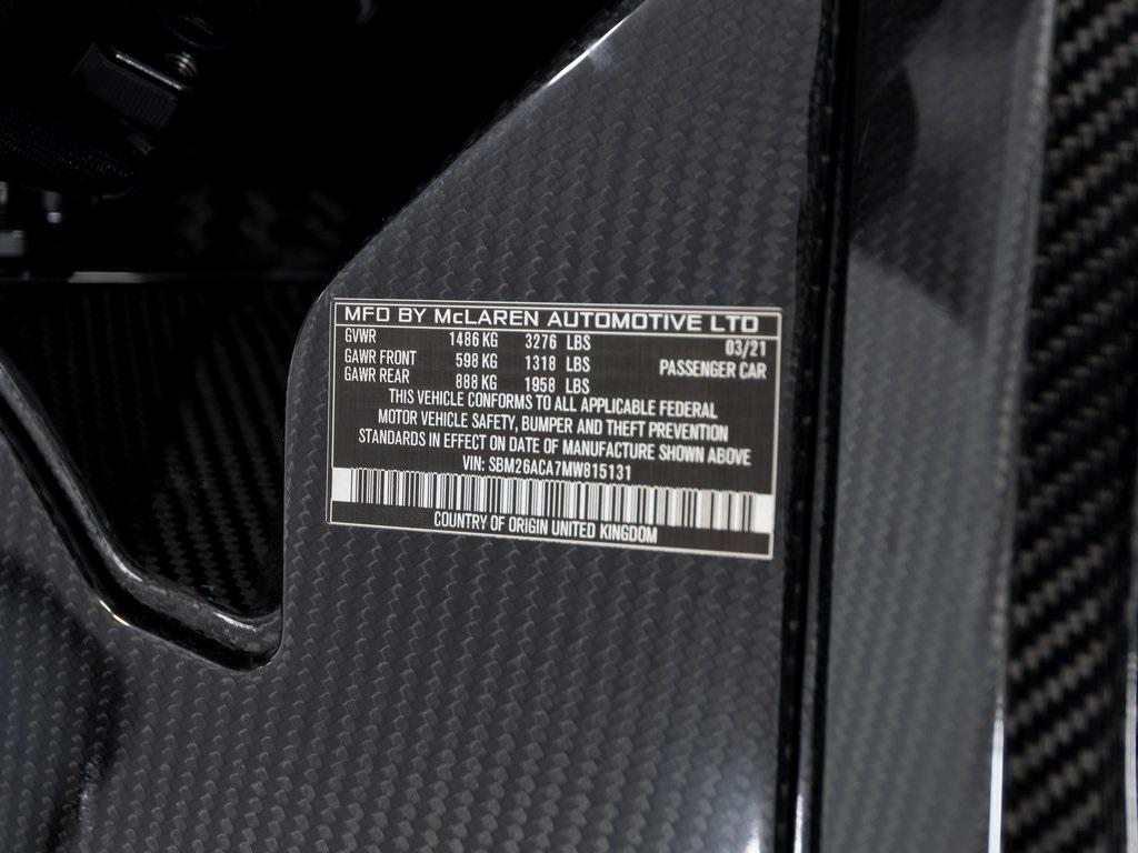 used 2021 McLaren Elva car, priced at $1,699,990
