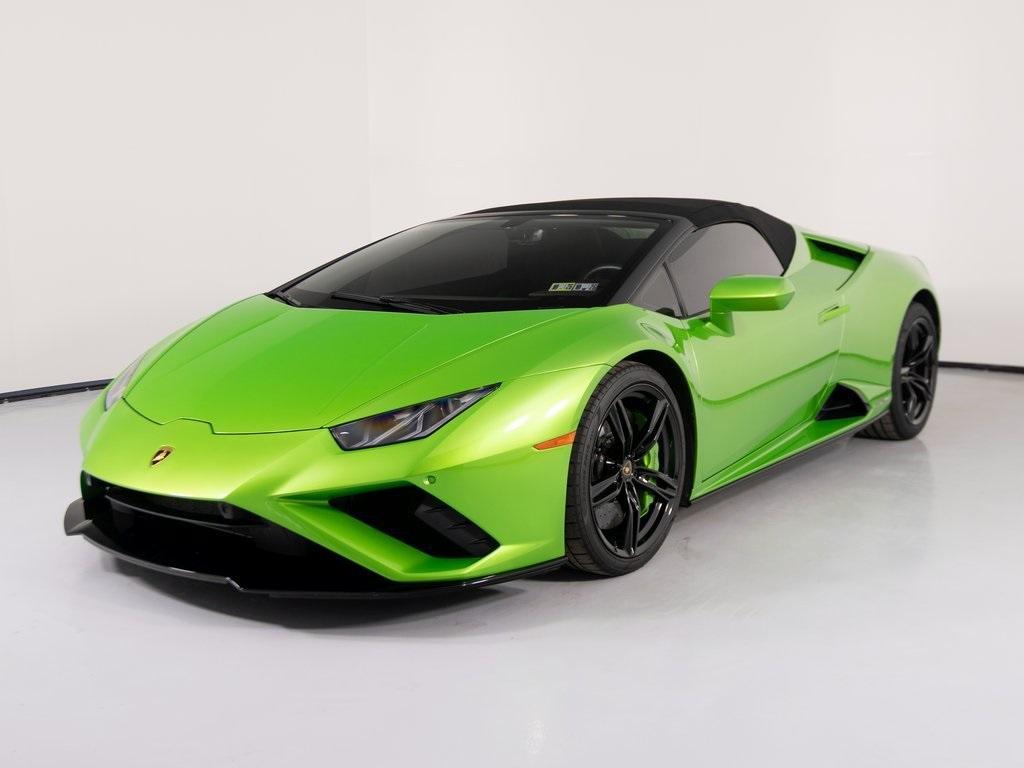 used 2021 Lamborghini Huracan EVO car, priced at $299,995