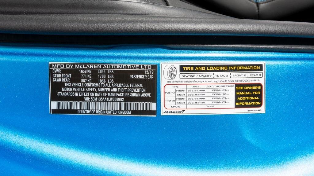 used 2020 McLaren 600LT car, priced at $249,995