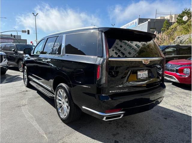 used 2022 Cadillac Escalade ESV car, priced at $68,388