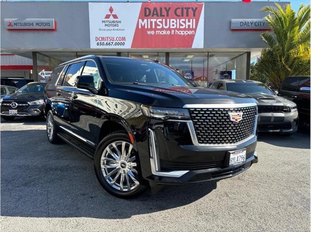 used 2022 Cadillac Escalade ESV car, priced at $68,388