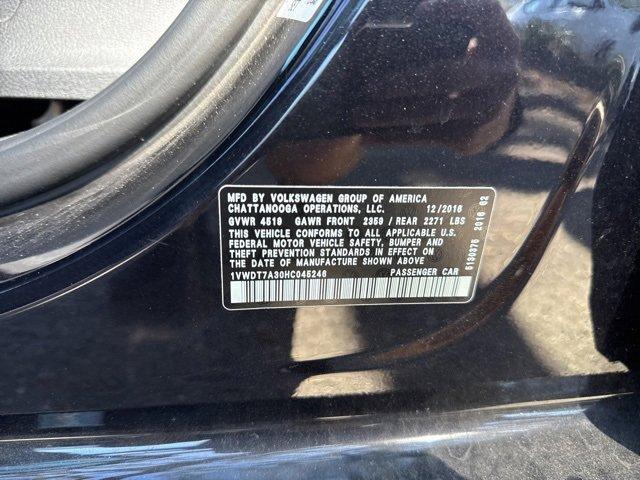 used 2017 Volkswagen Passat car, priced at $12,919