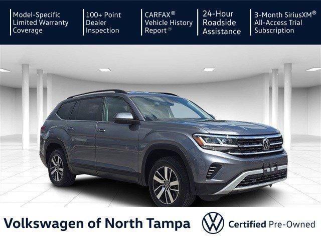 used 2021 Volkswagen Atlas car, priced at $27,424