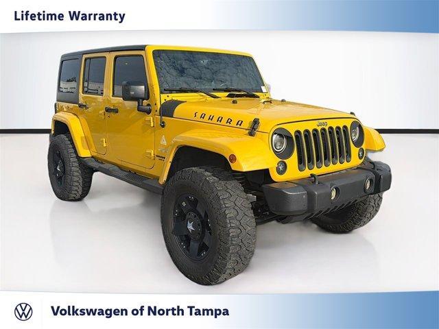 used 2015 Jeep Wrangler Unlimited car, priced at $13,000