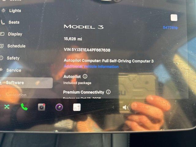 used 2023 Tesla Model 3 car, priced at $27,249