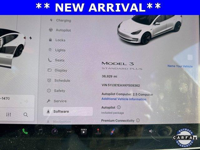 used 2019 Tesla Model 3 car, priced at $21,346