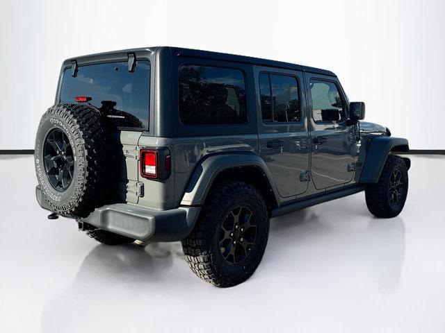used 2021 Jeep Wrangler Unlimited car, priced at $20,046