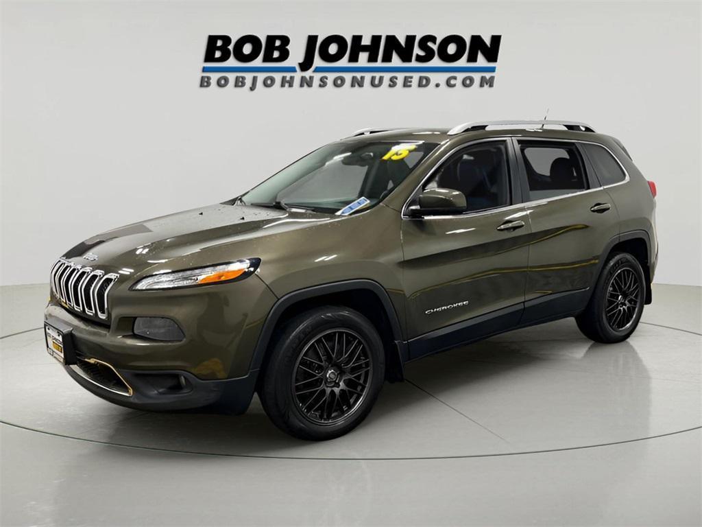 used 2015 Jeep Cherokee car, priced at $11,306