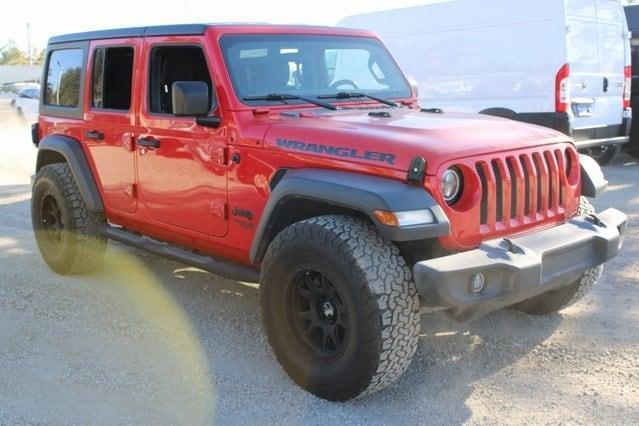 used 2020 Jeep Wrangler Unlimited car, priced at $24,690