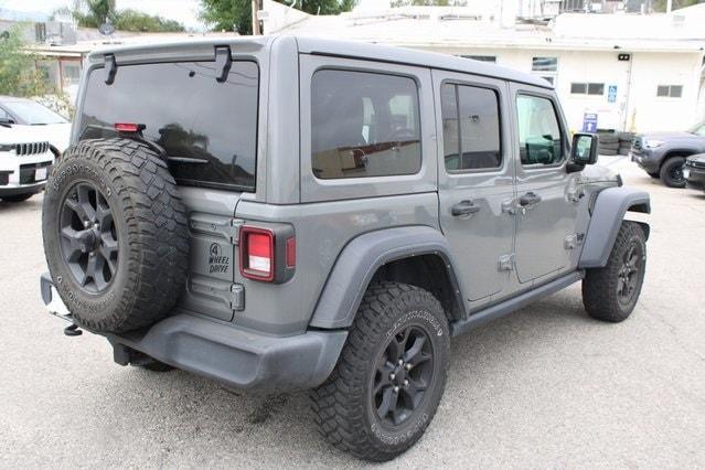 used 2021 Jeep Wrangler Unlimited car, priced at $25,990