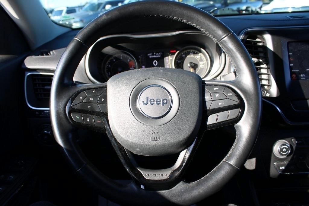 used 2021 Jeep Cherokee car, priced at $17,990