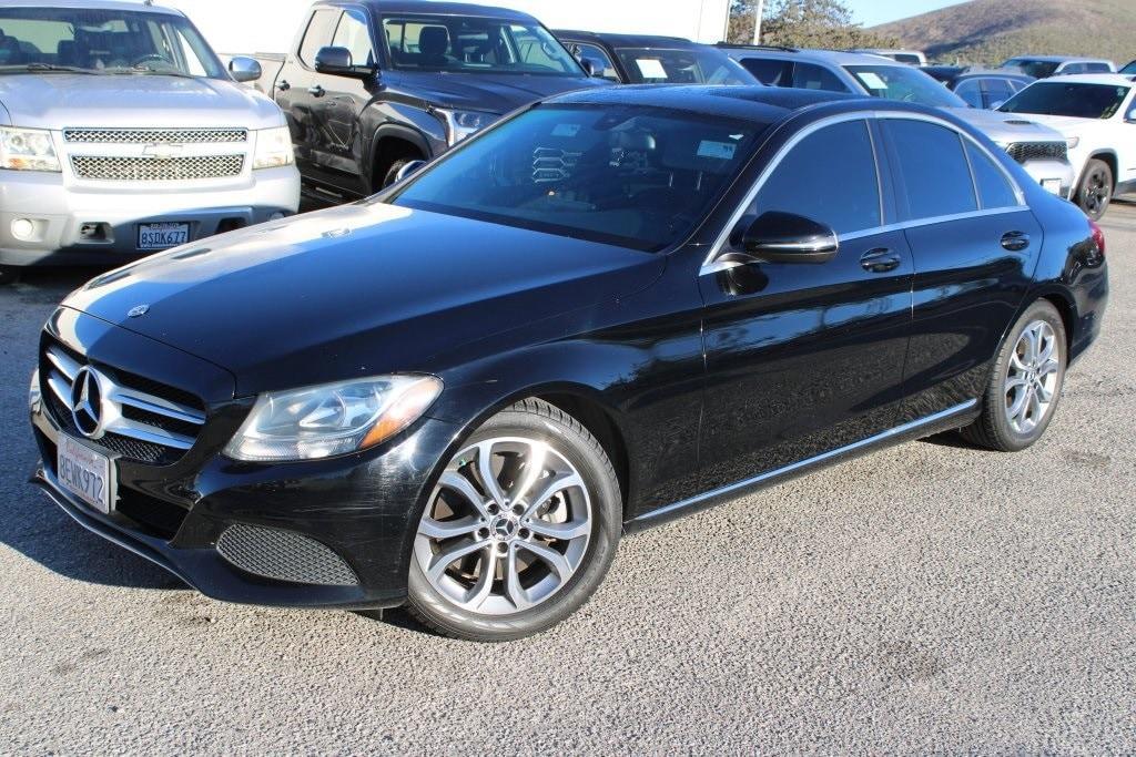 used 2018 Mercedes-Benz C-Class car, priced at $17,990