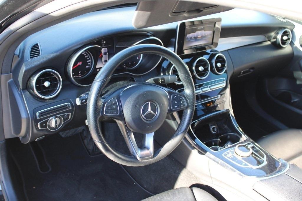used 2018 Mercedes-Benz C-Class car, priced at $17,990