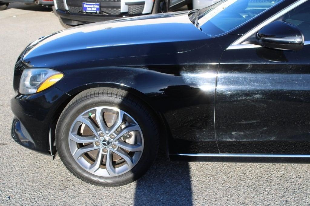 used 2018 Mercedes-Benz C-Class car, priced at $17,990