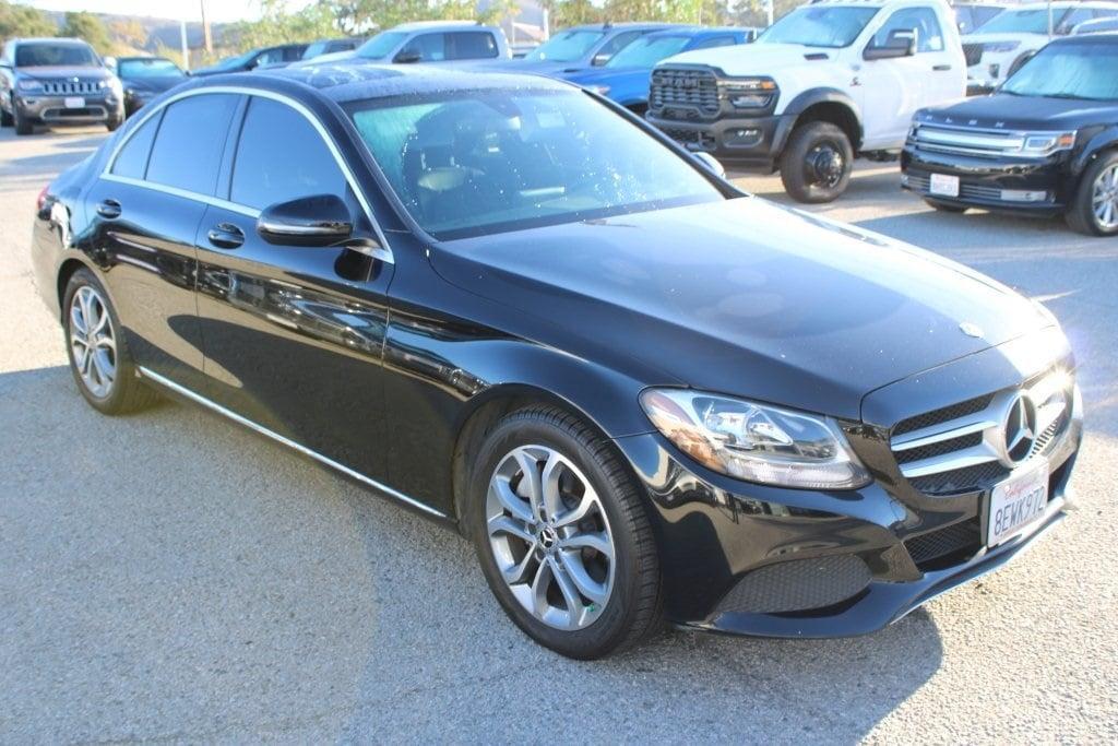 used 2018 Mercedes-Benz C-Class car, priced at $17,990