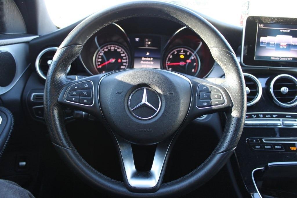 used 2018 Mercedes-Benz C-Class car, priced at $17,990
