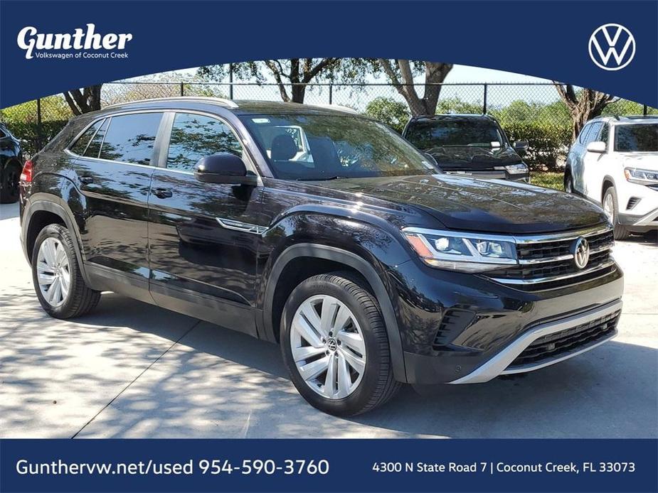 used 2021 Volkswagen Atlas Cross Sport car, priced at $26,877