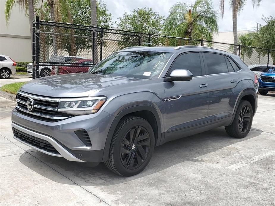 used 2021 Volkswagen Atlas Cross Sport car, priced at $27,877