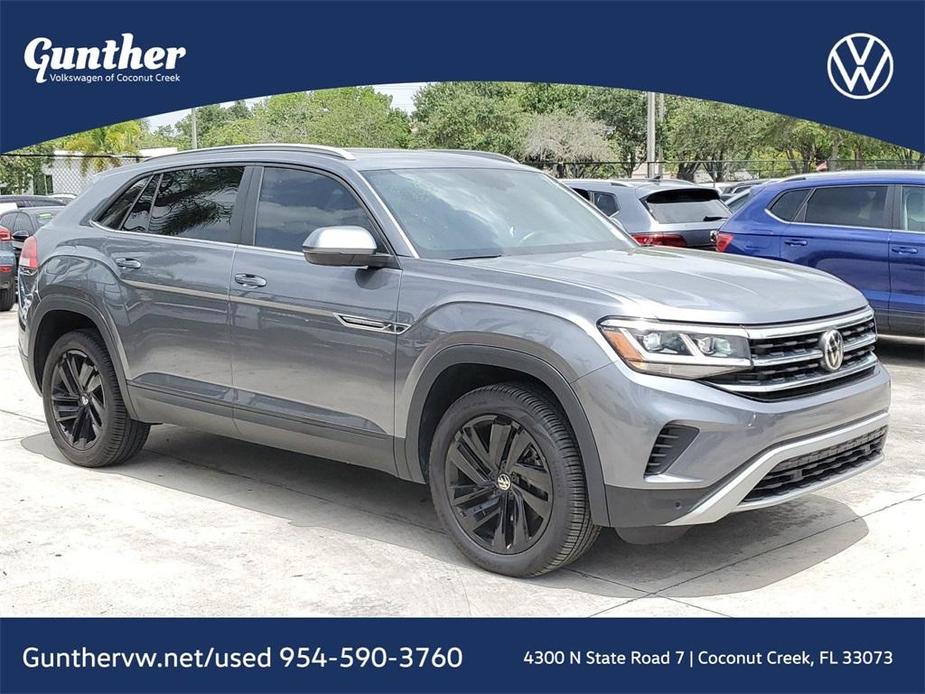 used 2021 Volkswagen Atlas Cross Sport car, priced at $27,877