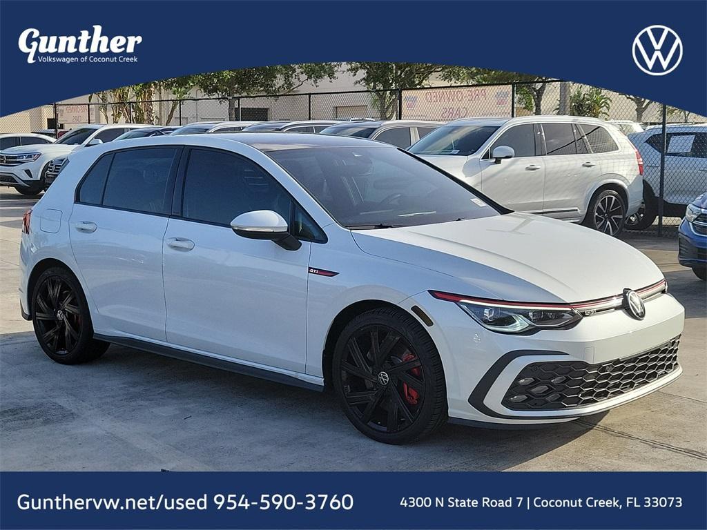 used 2022 Volkswagen Golf GTI car, priced at $27,577