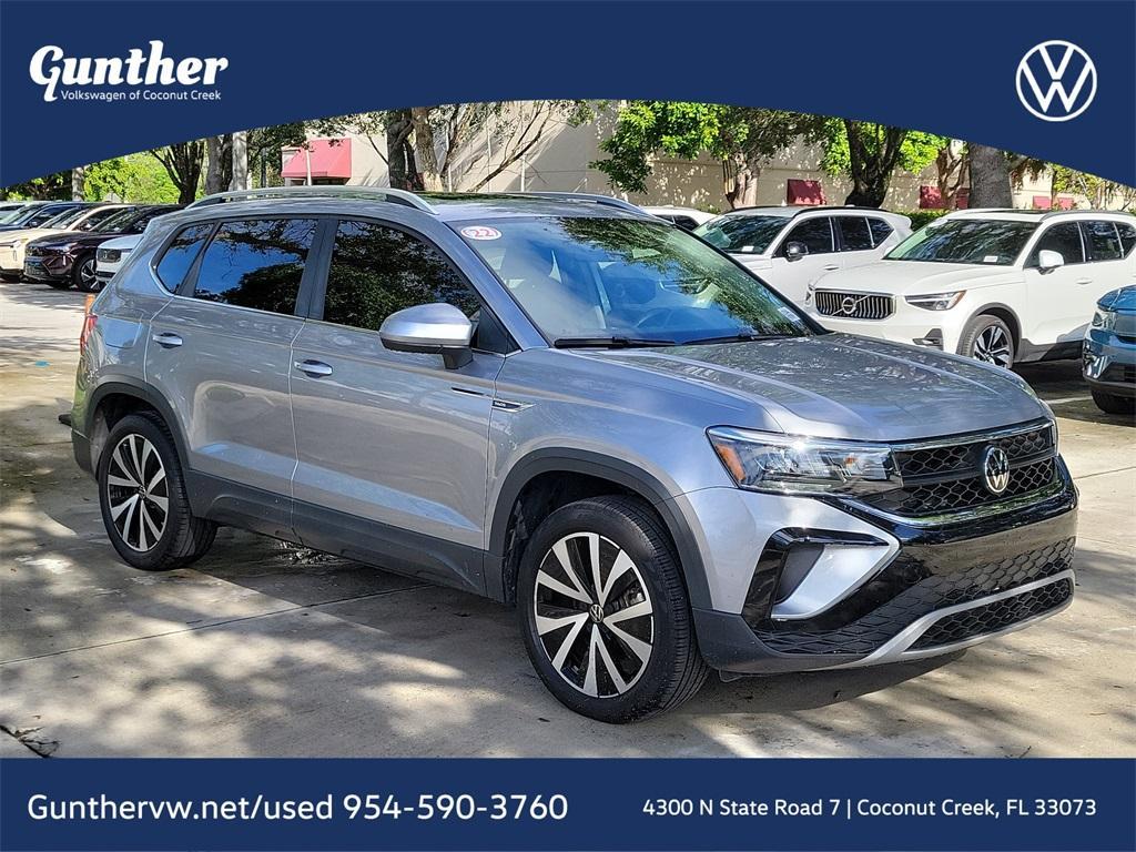 used 2022 Volkswagen Taos car, priced at $19,977