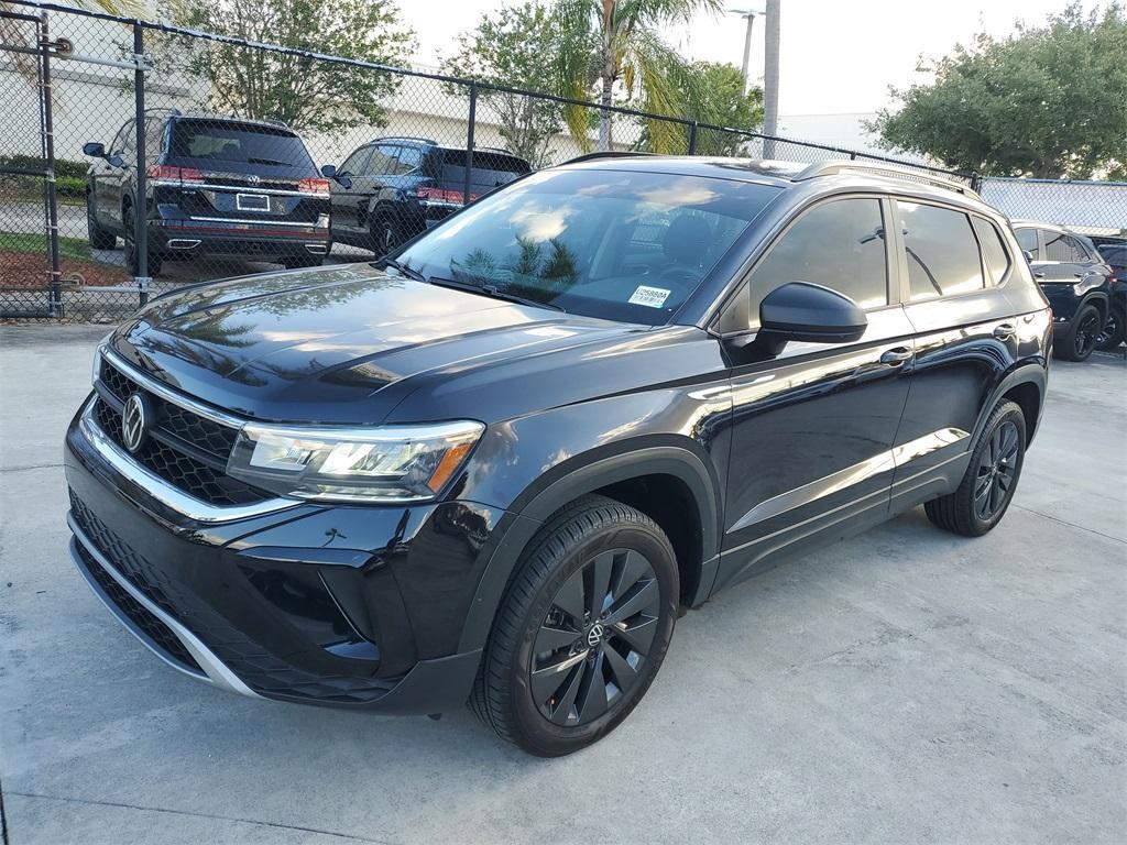 used 2023 Volkswagen Taos car, priced at $19,377