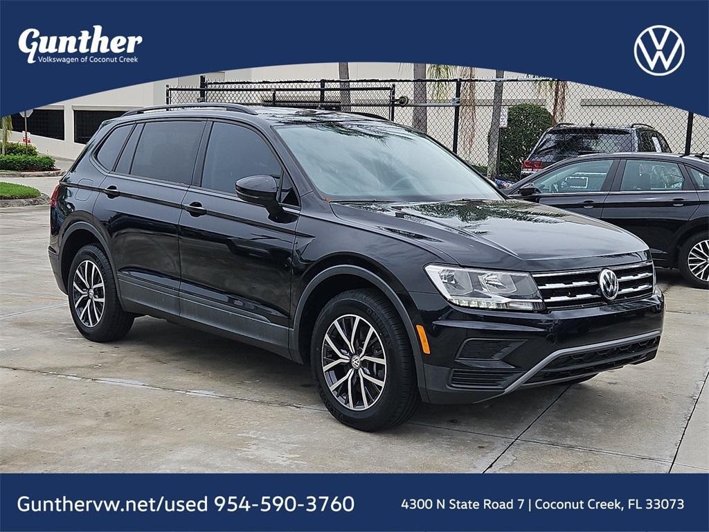 used 2021 Volkswagen Tiguan car, priced at $19,477