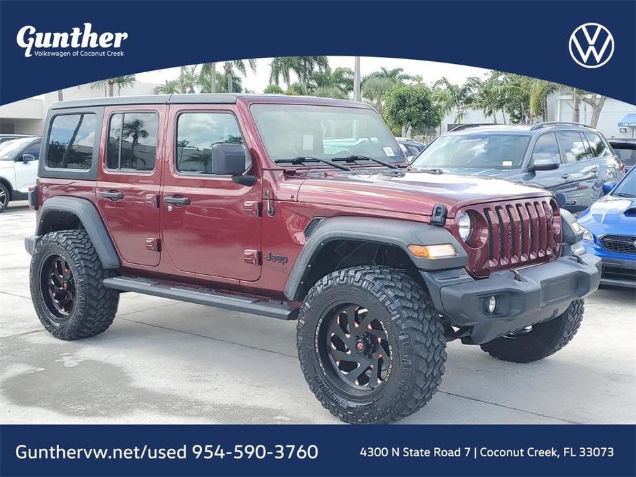 used 2021 Jeep Wrangler Unlimited car, priced at $32,898