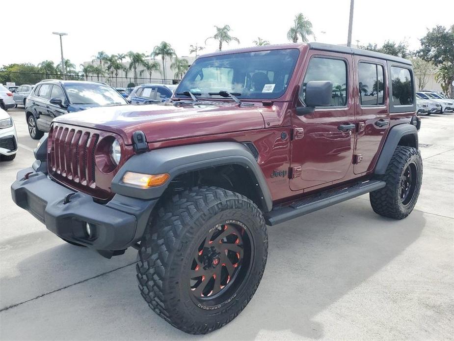 used 2021 Jeep Wrangler Unlimited car, priced at $32,898