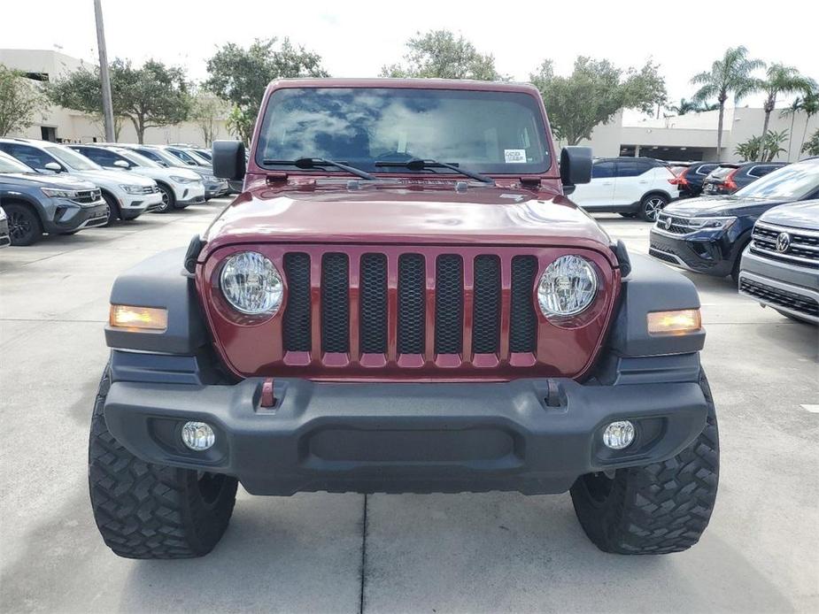 used 2021 Jeep Wrangler Unlimited car, priced at $32,898