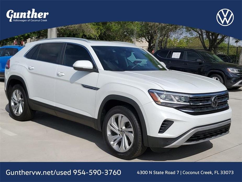 used 2021 Volkswagen Atlas Cross Sport car, priced at $26,577