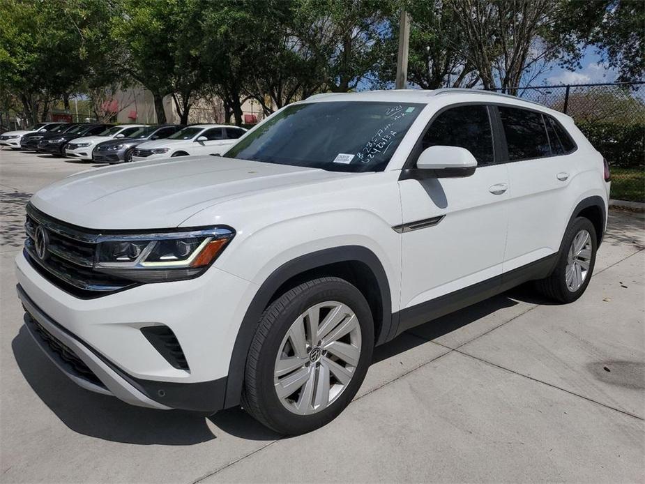 used 2021 Volkswagen Atlas Cross Sport car, priced at $27,377