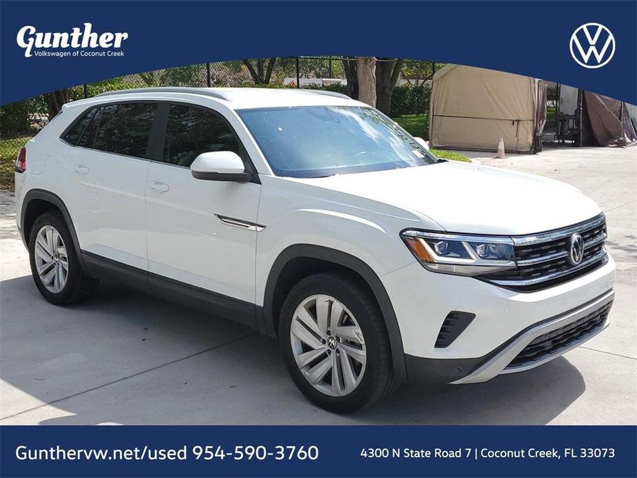 used 2021 Volkswagen Atlas Cross Sport car, priced at $27,377