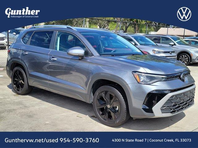 used 2025 Volkswagen Taos car, priced at $27,498
