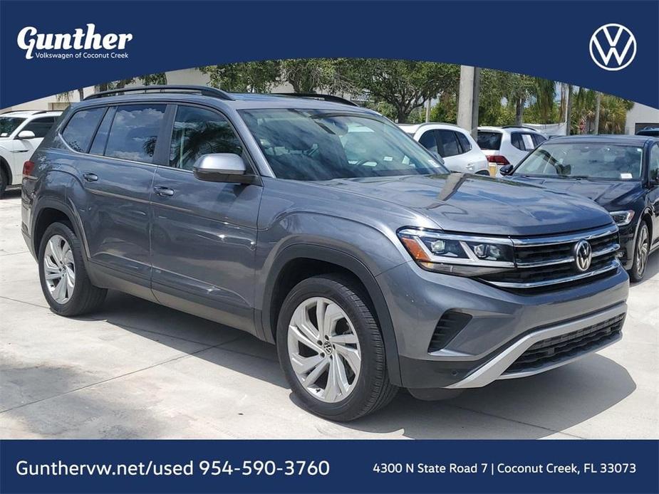 used 2021 Volkswagen Atlas car, priced at $28,977