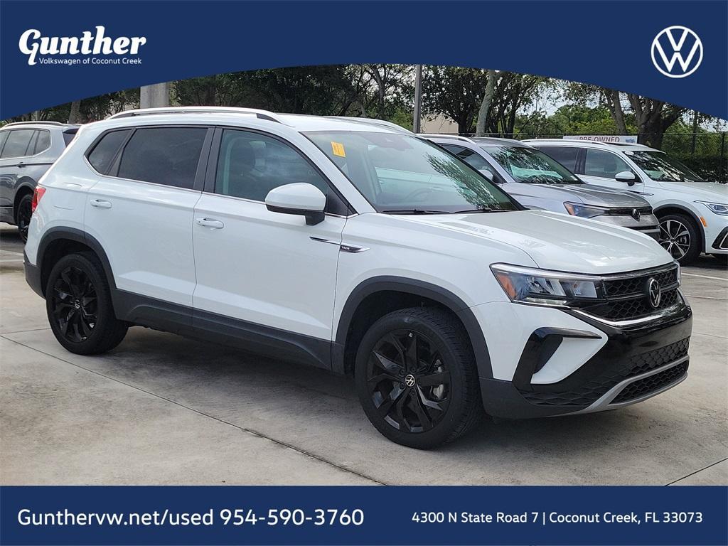 used 2023 Volkswagen Taos car, priced at $20,677