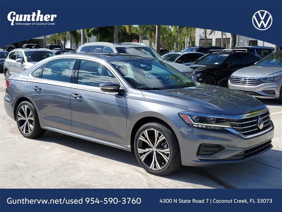 used 2021 Volkswagen Passat car, priced at $19,898