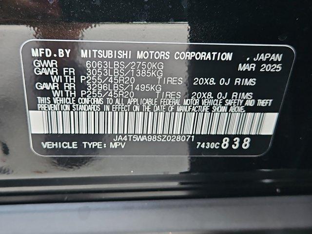 new 2025 Mitsubishi Outlander PHEV car, priced at $50,015