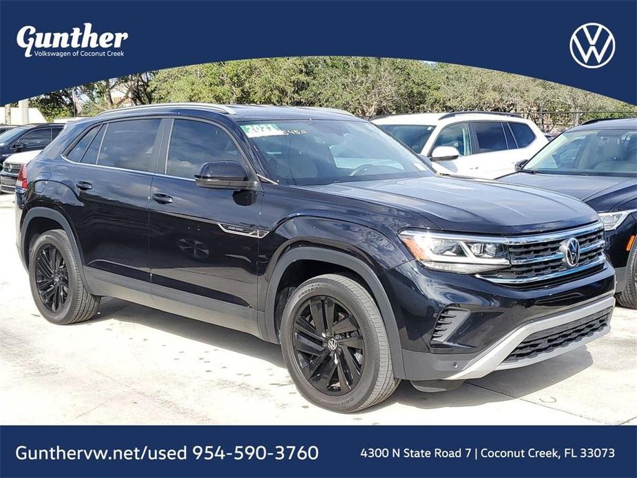 used 2021 Volkswagen Atlas Cross Sport car, priced at $25,698