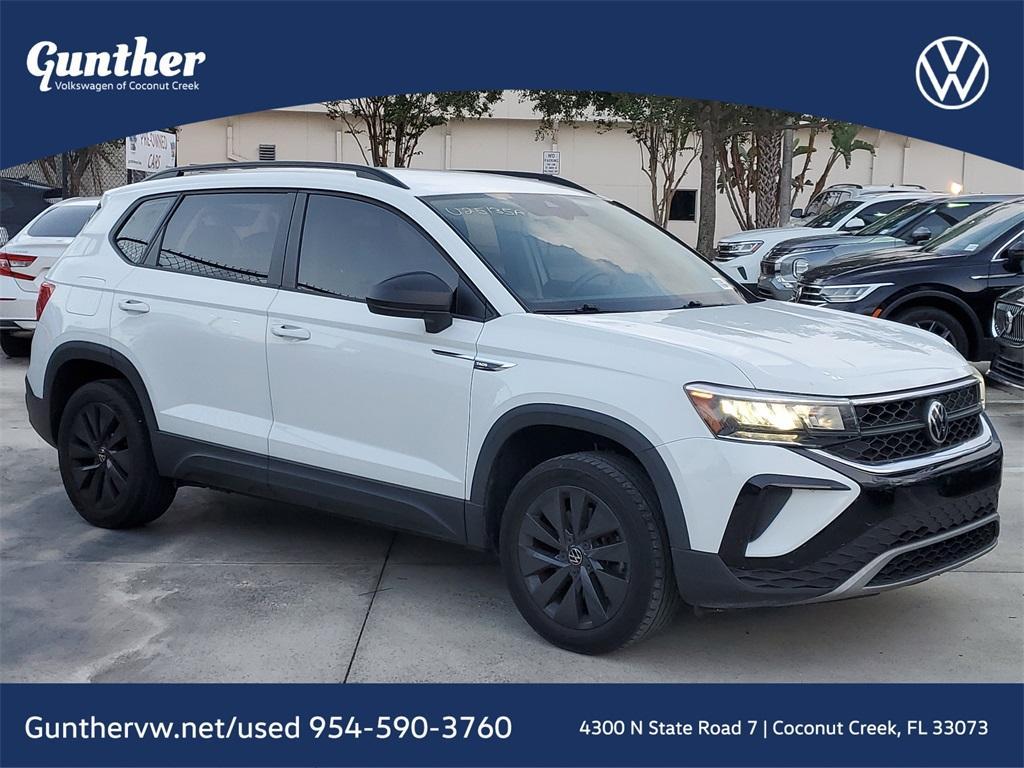 used 2022 Volkswagen Taos car, priced at $16,998