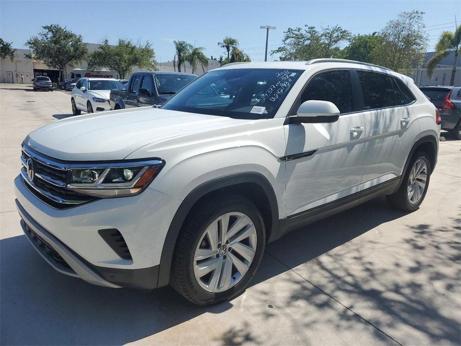 used 2021 Volkswagen Atlas Cross Sport car, priced at $25,677