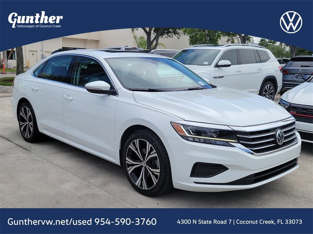 used 2021 Volkswagen Passat car, priced at $15,977