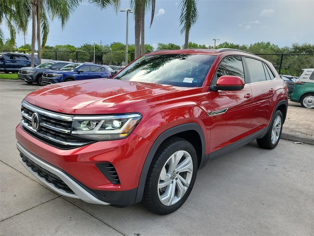 used 2021 Volkswagen Atlas Cross Sport car, priced at $21,977