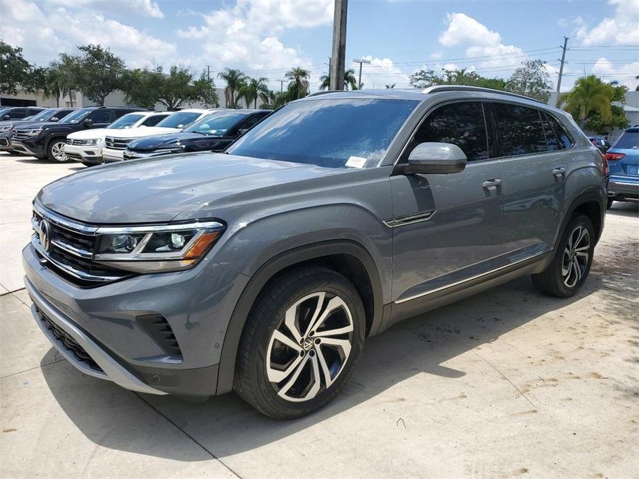 used 2021 Volkswagen Atlas Cross Sport car, priced at $30,877