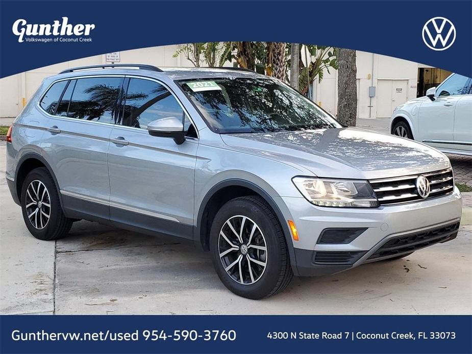 used 2021 Volkswagen Tiguan car, priced at $18,998