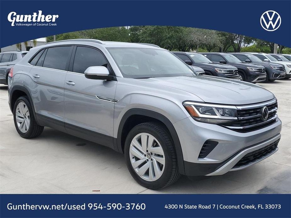 used 2021 Volkswagen Atlas Cross Sport car, priced at $27,577