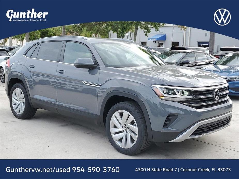 used 2021 Volkswagen Atlas Cross Sport car, priced at $25,377