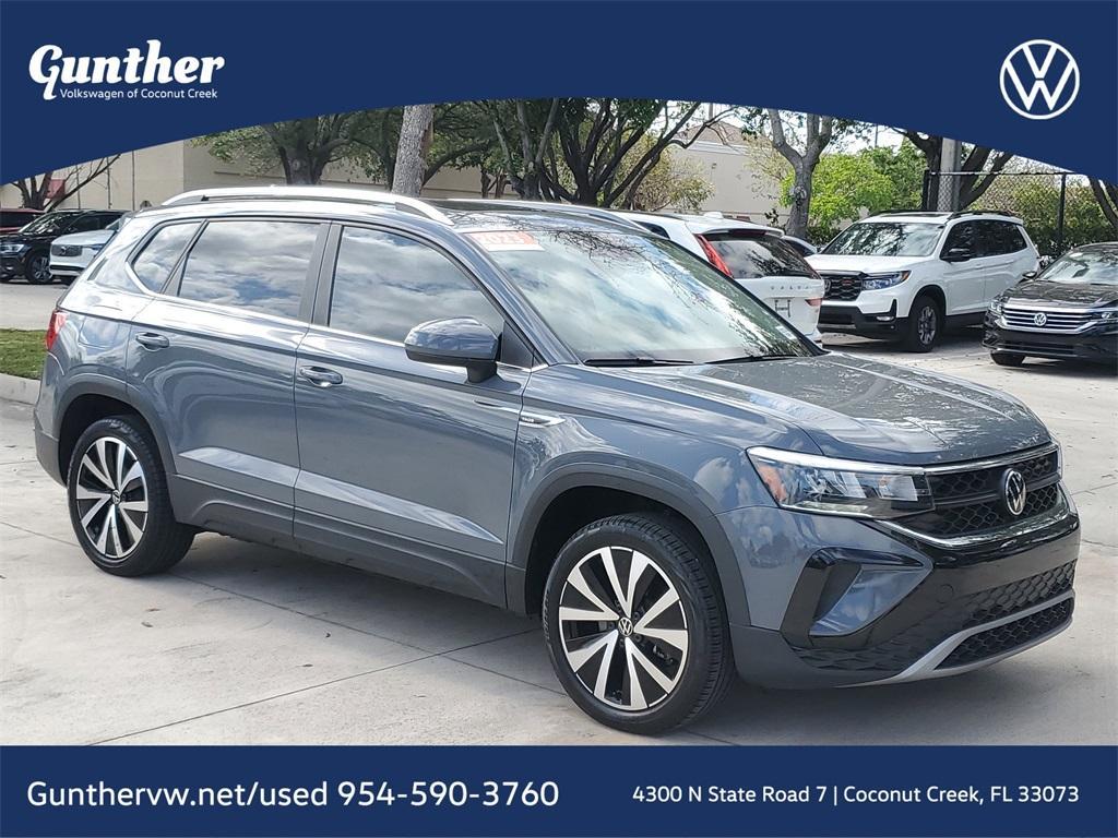used 2023 Volkswagen Taos car, priced at $23,577