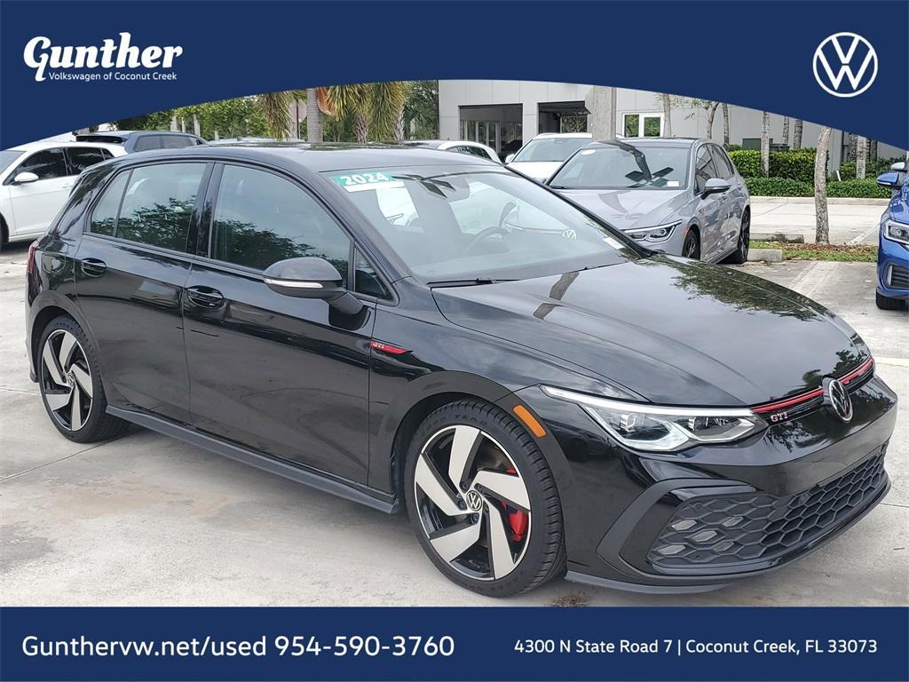 used 2024 Volkswagen Golf GTI car, priced at $28,577